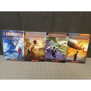 I Survived Book Lot of 4 Paperbacks Scholastic Reading Level Grade 4